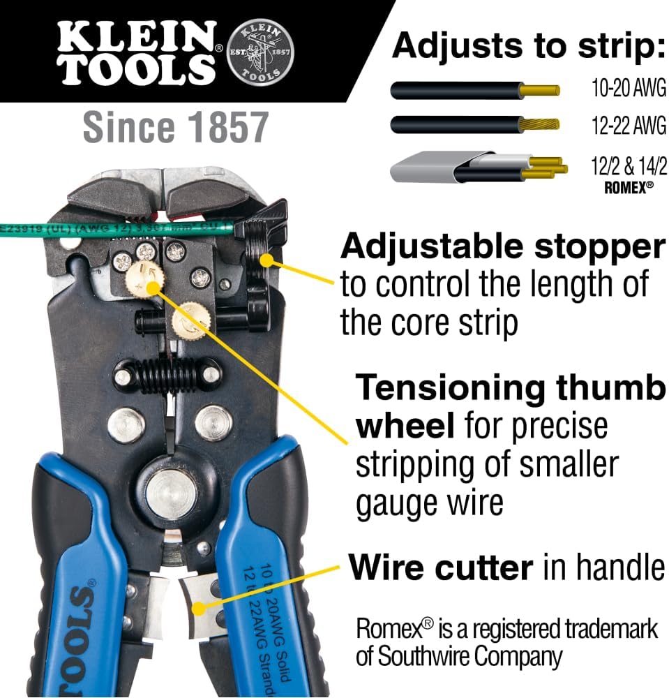 Self-Adjusting Wire Strippers Head-to-Head: Klein 11061 vs. Haisstronica vs. KNIPEX 13 72 8 for High-Volume Stripping