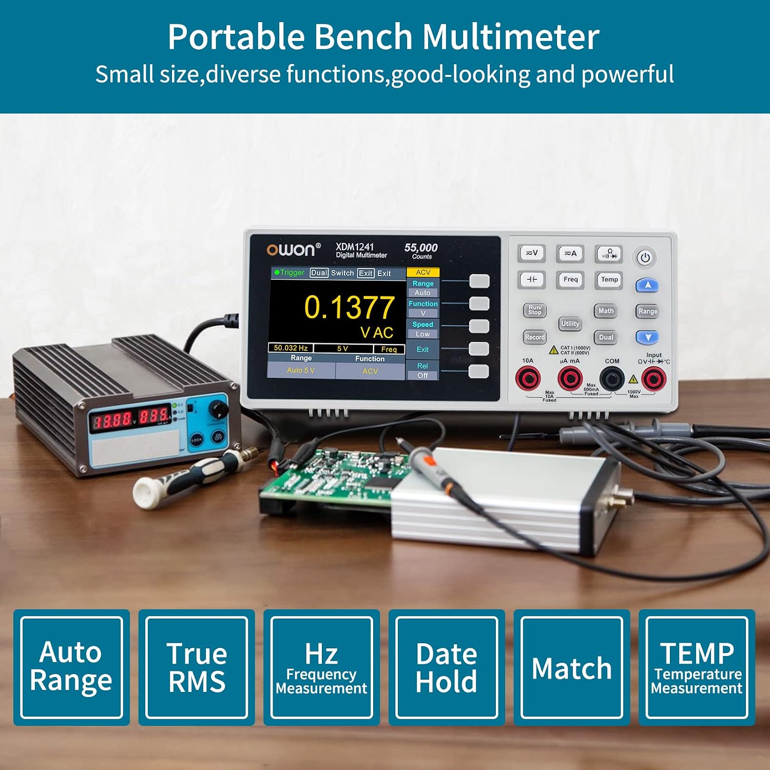 OWON XDM1241 Portable Digital Multimeter